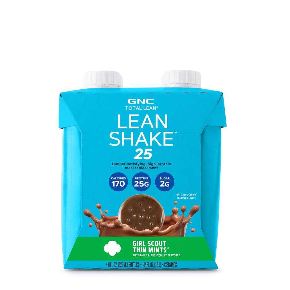 Gnc Low-Carb Protein Shake (4 pack, 11 fl oz) (girl scouts thin mints)