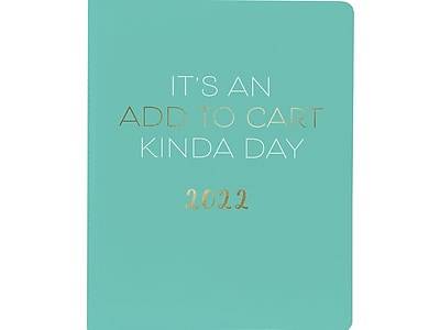 2022 Graphique de France 6 x 8 Planner, It's an Add to Cart Kinda Day, Green (VNM01122)
