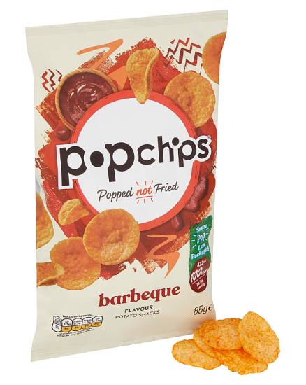 Popchips Barbeque Flavour Potato Snacks (85g)