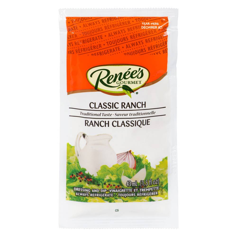 Renees Classic Ranch Dressing, Pouch (43 ml)