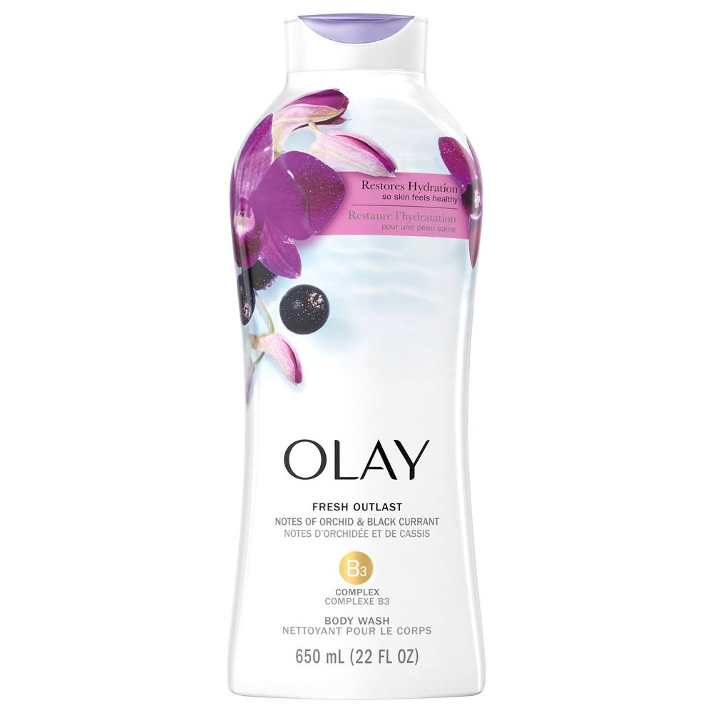 Olay Fresh Outlast Orchid & Black Currant Body Wash