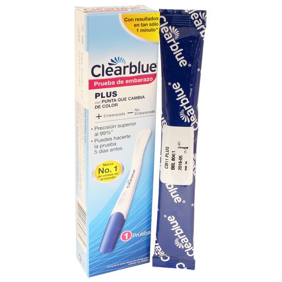 CLEARBLUE PLUS PRUEBA EMBARAZO VISUAL *1