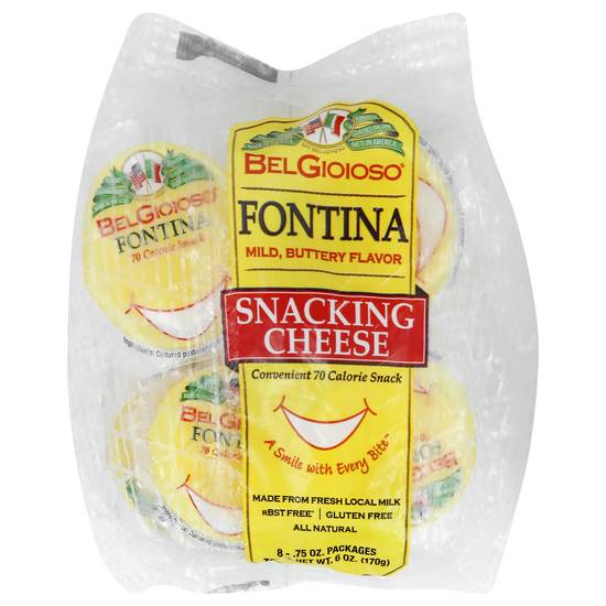 Belgioioso Fontina Snacking Cheese(8 Ct)