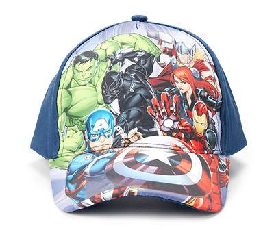 Kids' Blue Avengers Baseball Cap