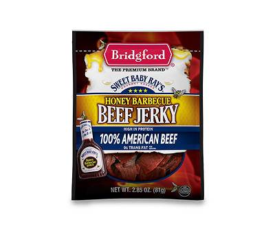 Sweet Baby Ray's Honey Barbecue Beef Jerky, 2.85 Oz.