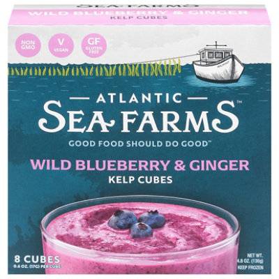 Atlantic Sea Farms Kelp Cubes (blueberry - ginger)