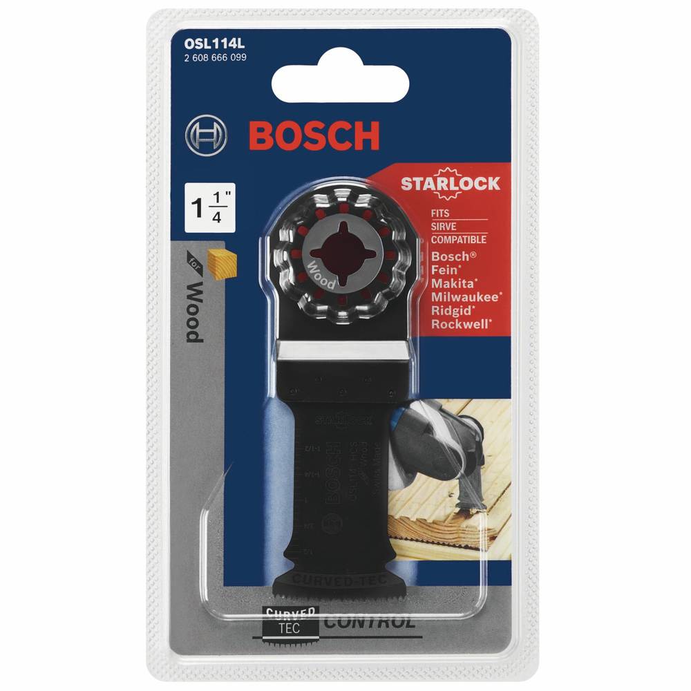 Bosch Starlock High Carbon Steel Oscillating Tool Blade | OSL114L