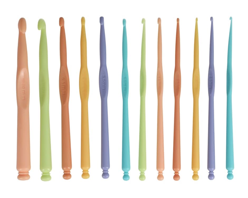 Crafter's Square Crochet Hook Set, 12-pc Pack.