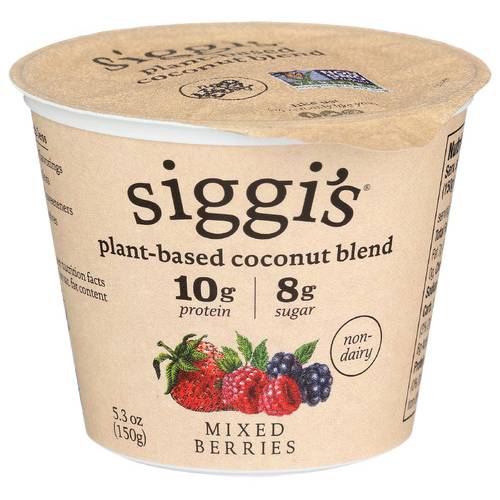 Siggi's Mixed Berries Plant-Based Coconut Blend Yogurt