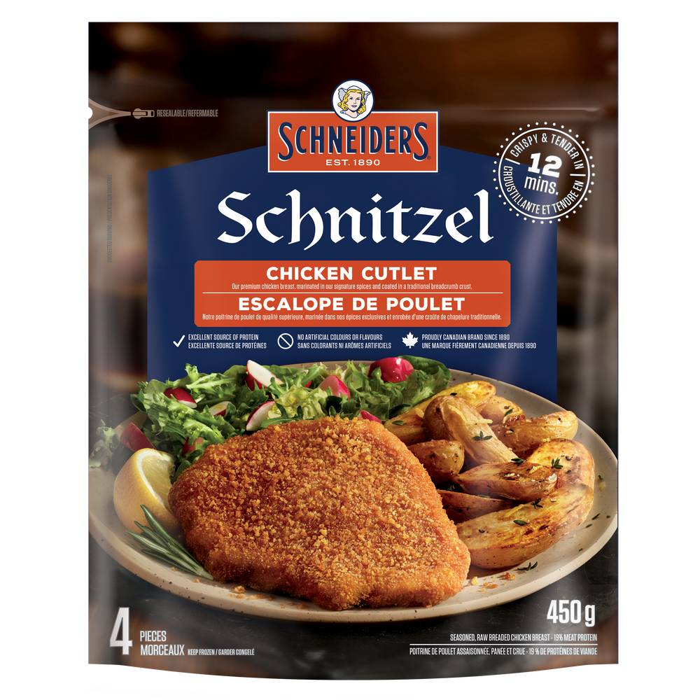 Schneiders Schnitzel Chicken Cutlets (450 g, 4 ct)