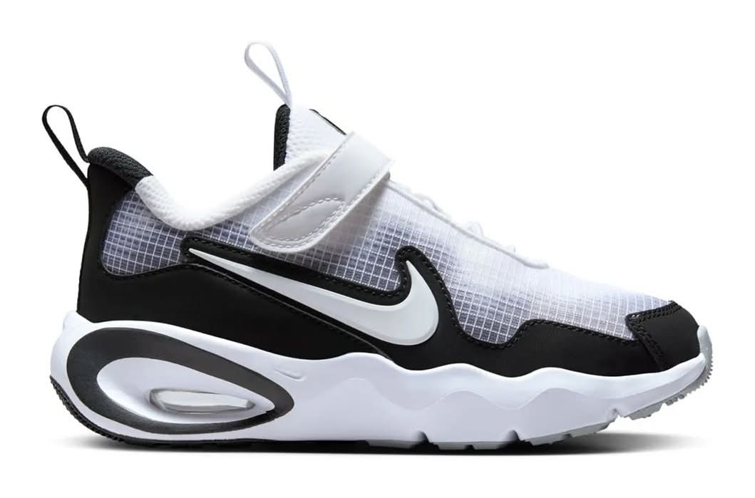 Nike Air Max Nova Sneaker - Kids' (White/Black Medium - 2 Youth)