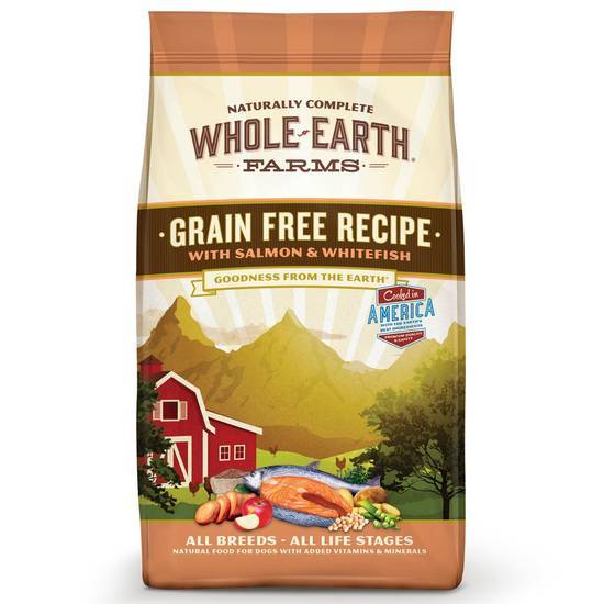 Whole Earth Farms Grain Free Recipe With Salmon & Whitefish Dry Dog Food (25 lbs)