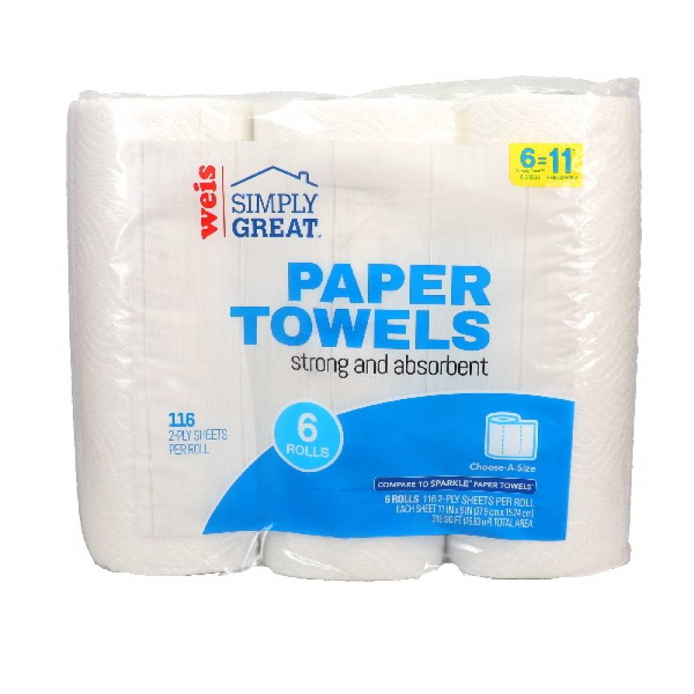 Simply Great Paper Towels (11 * 6 in)