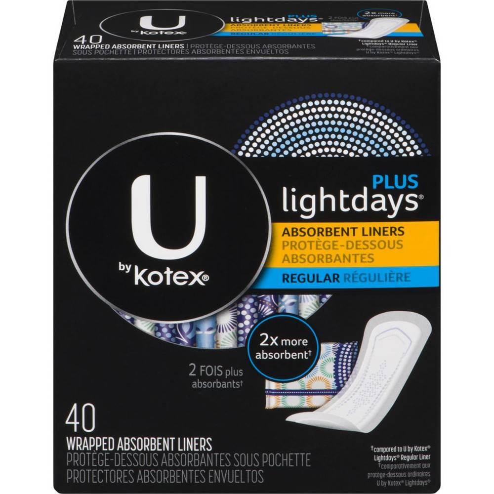 U by Kotex Super Premium Curves Pantiliners (130 g)