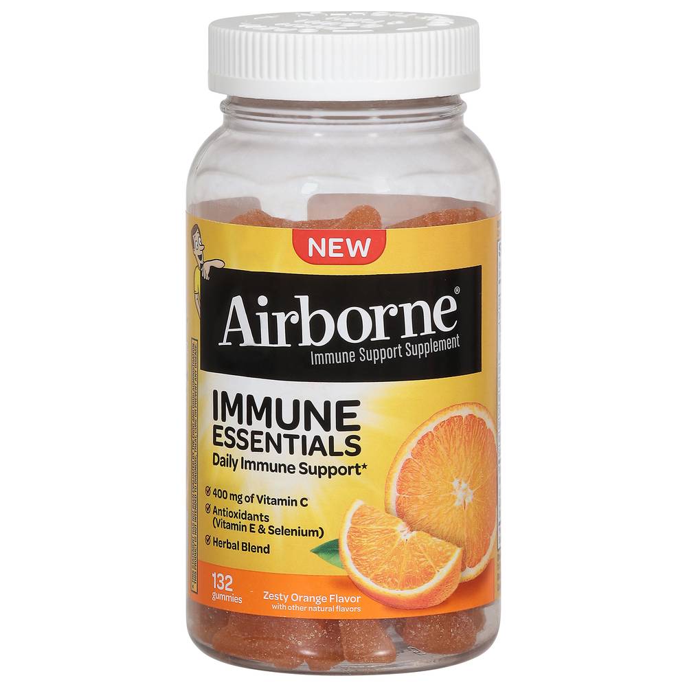 Airborne Immune Essentials Orange Gummies ( 132 ct)