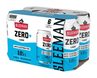 Sleeman Zero+ Non-Alcoholic Beer With Electrolytes With Coconut Water (6 x 355 ml)