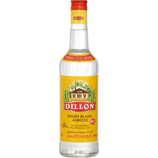Dillon - Rhum blanc agricole de la martinique AOC (700 ml)