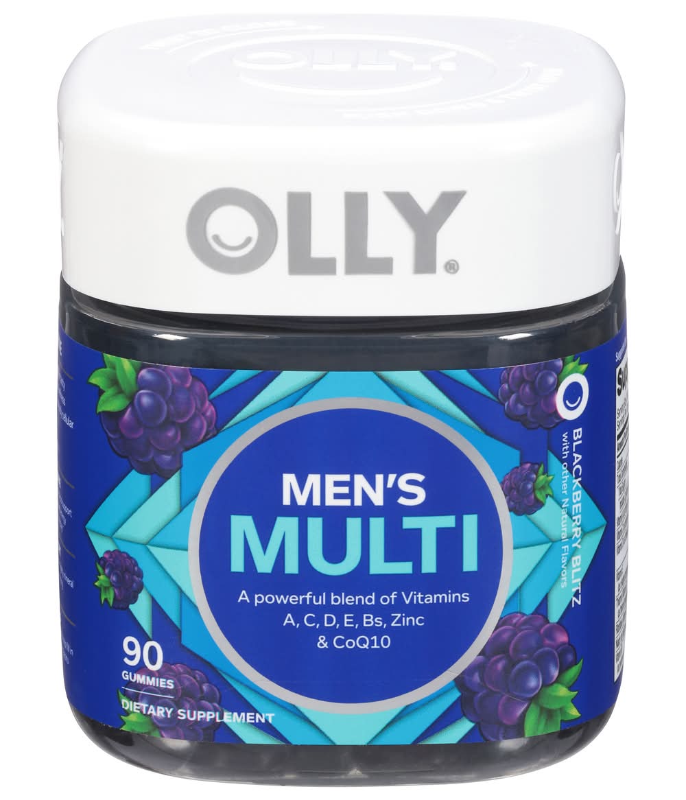 Olly Multi Gummies, Blackberry Blitz, Men (90 ct)