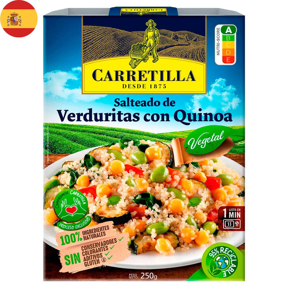 SALTEADO VERDURA/QUINOA CARRETILLA 250GR