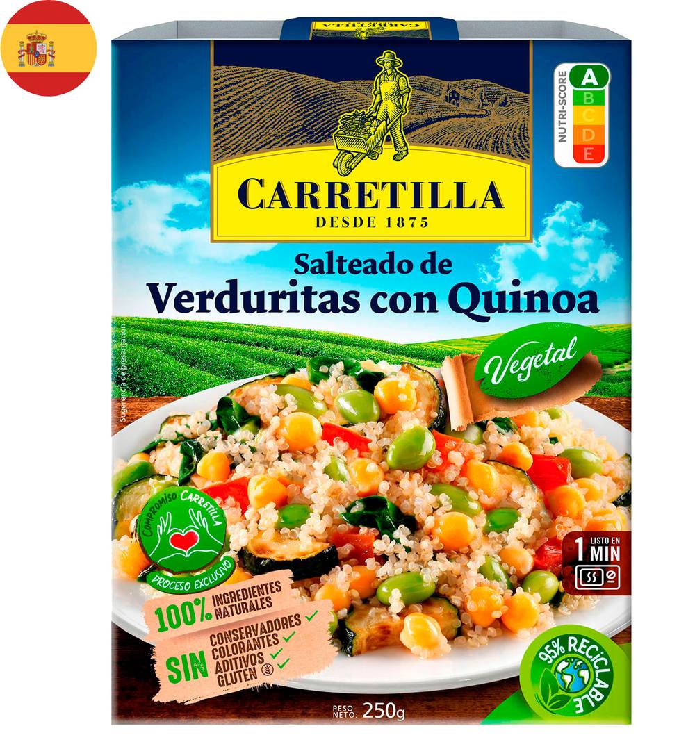 SALTEADO VERDURA/QUINOA CARRETILLA 250GR