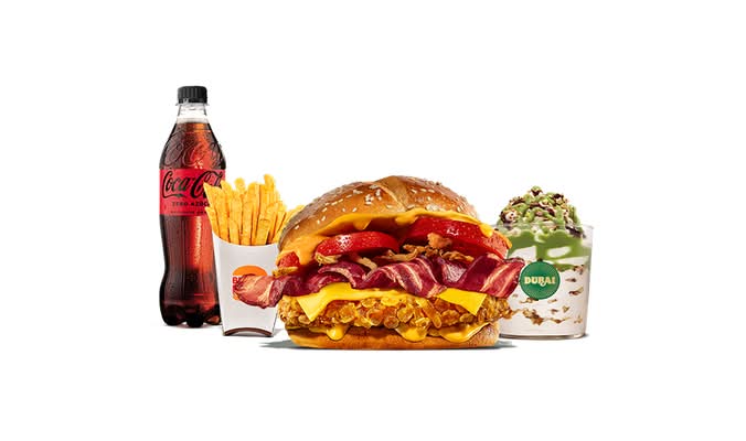 Menú Completo Duo Bacon Grande (1 Pollo)