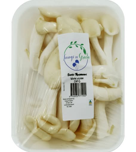 FUNGI n GREEN White Oyster Exotic Mushrooms (150g)