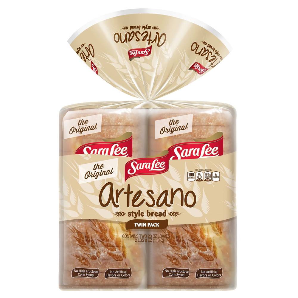 Sara Lee Artesano Bread, 20 oz, 2-count