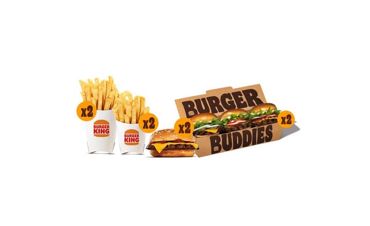 Burger Buddies Family Bundle for Four (2 adults, 2 children)
