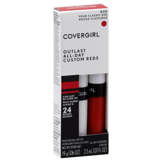 Covergirl 830 Your Classic Red Custom Reds