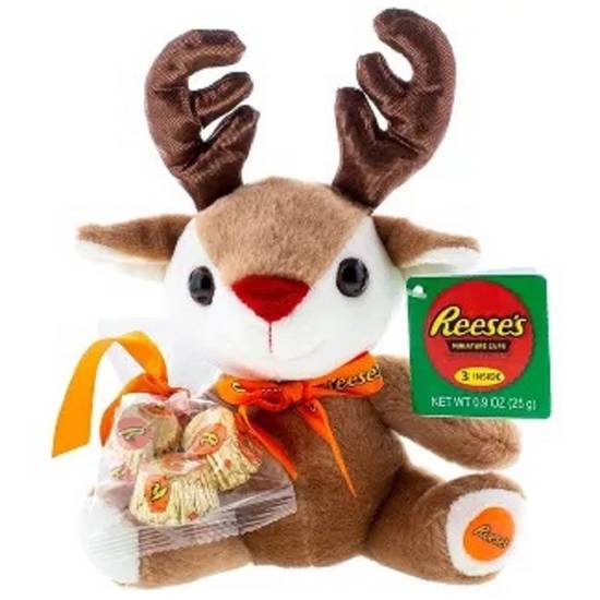 Order Galerie Hershey Reeses Reindeer Plush with Chocolate food online from Rite Aid store, Costa Mesa on bringmethat.com