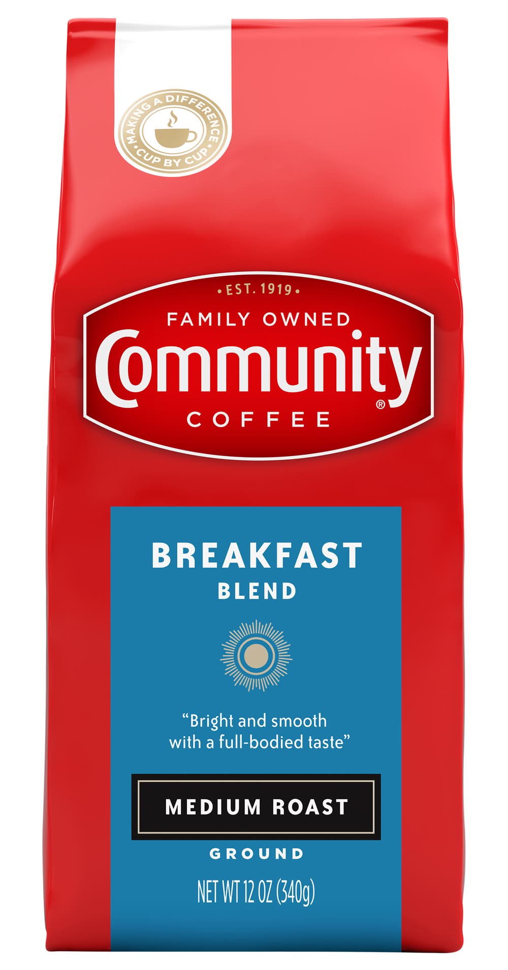 Community Breakfast Blend Medium Roast Coffee (12 oz)