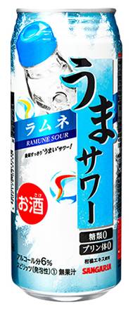 63_サンガリア　うまサワーラムネ（490ml）