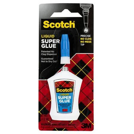 Scotch Super Glue Liquid in Precision Applicator