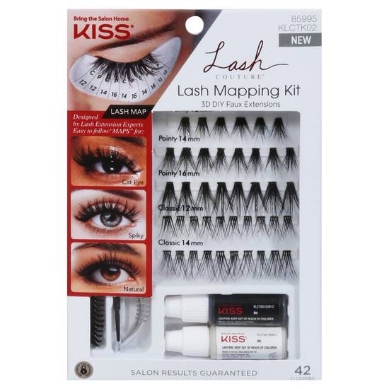 Kiss Couture 3d Diy Faux Extensions Lash Mapping Kit