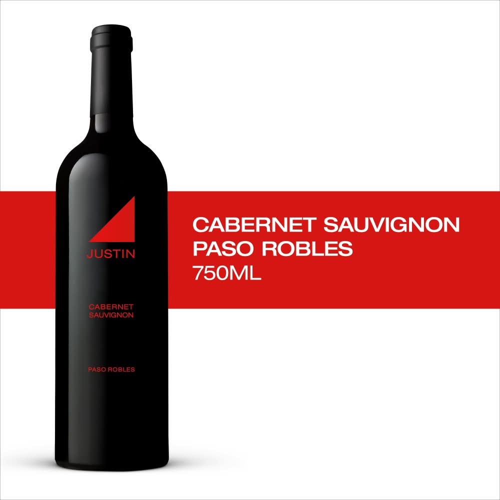 Justin's Paso Robles Cabernet Sauvignon Red Wine, 2021 (750 ml)