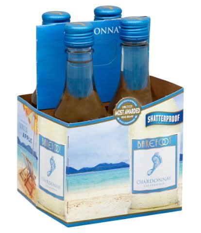 Barefoot Wine Chardonnay 4 Pack 187mL