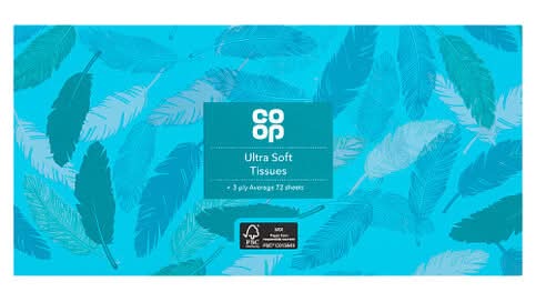 Co-op Ultra Soft Tissues 3 Ply 72S