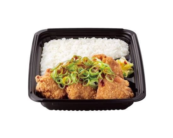 ピリ辛青ねぎから揚げ弁当