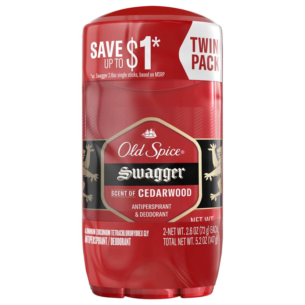 Old Spice Red Collection Swagger Antiperspirant & Deodorant (2 ct)