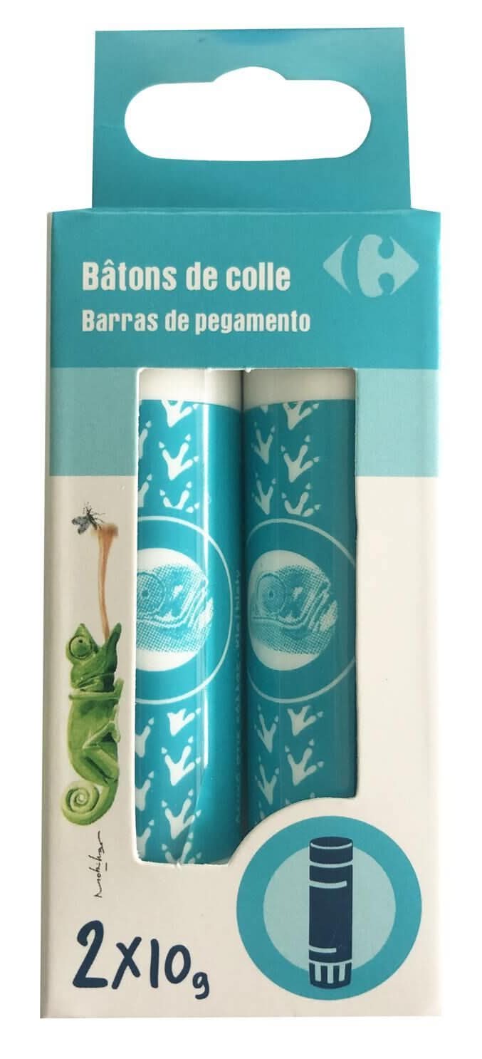 Carrefour - Colle en bâton blanche (20g)
