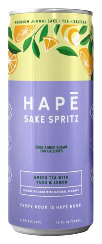 Hape Sake Spritz Green Tea Junmai Sake (12 fl oz)