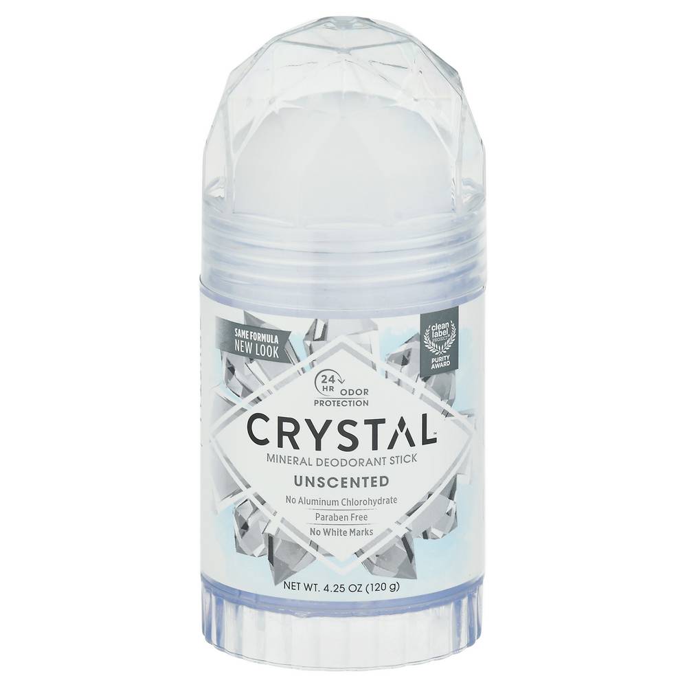Unscented Crystal Deodorant Stick (4.3 oz)