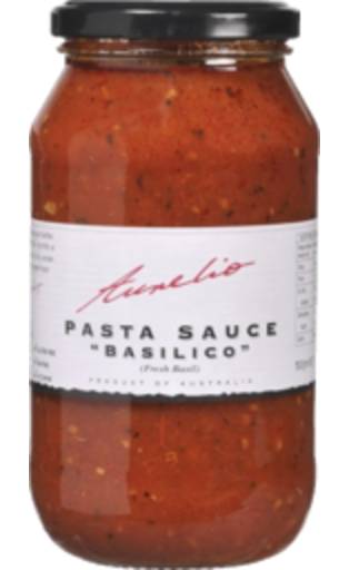 Aurelio Organic Pasta Sauce Basilico (500g)