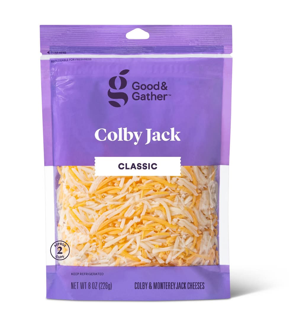 Good & Gather Shredded Classic Colby Jack Cheese (8 oz)