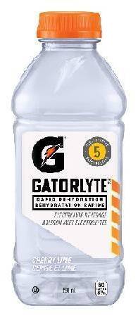 Gatorade Gatorlyte Electrolyte Drink, Cherry Lime (591 ml)