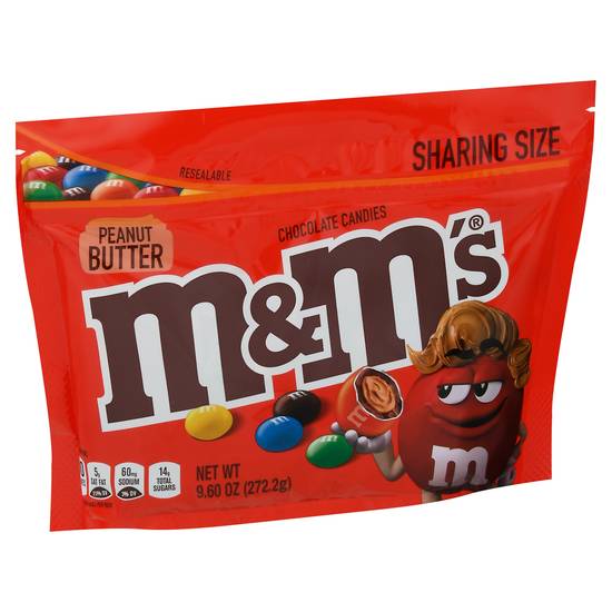 M&M's Sharing Size Peanut Butter Chocolate Candies (9.6 oz)