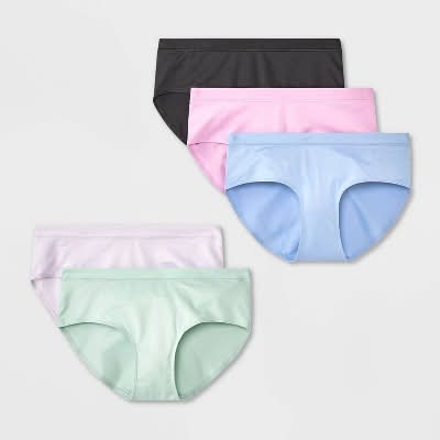 Art Class Girl's Hipster Underwear, XL, Assorted (5 ct)
