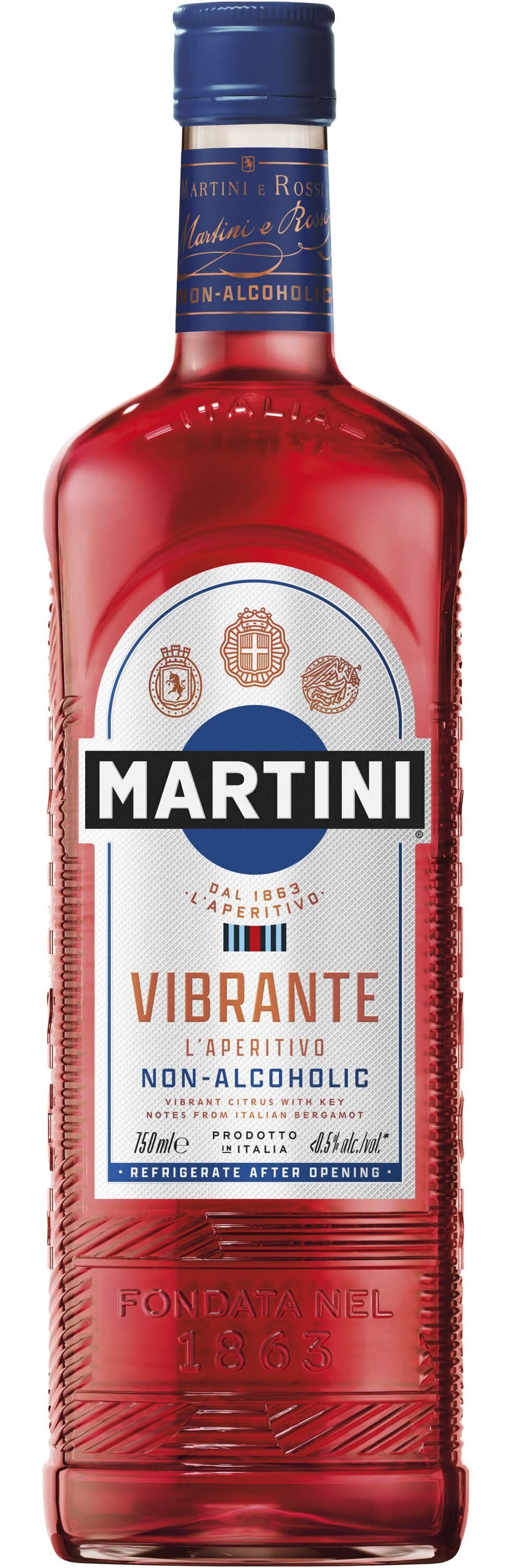Vibrante martini aperitivo sin alcohol · Martini & Rossi (750 ml)