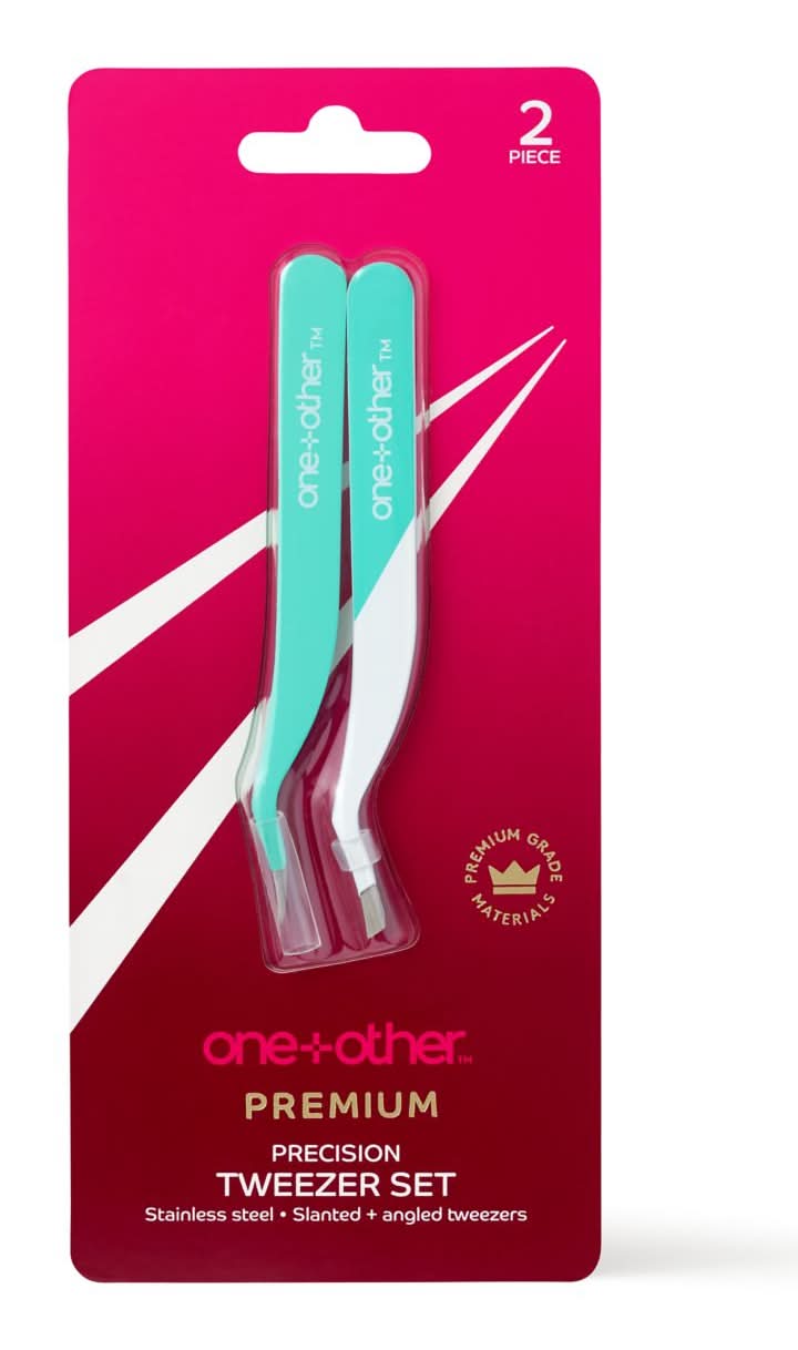 One+Other Premium Precision Tweezer Set, 2Ct