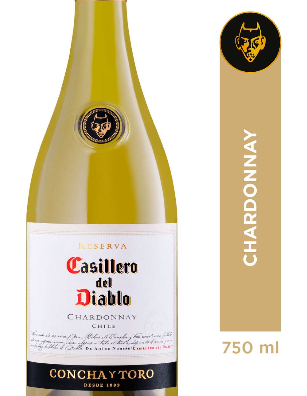Casillero del Diablo · Vino blanco chardonnay reserva (750 ml)